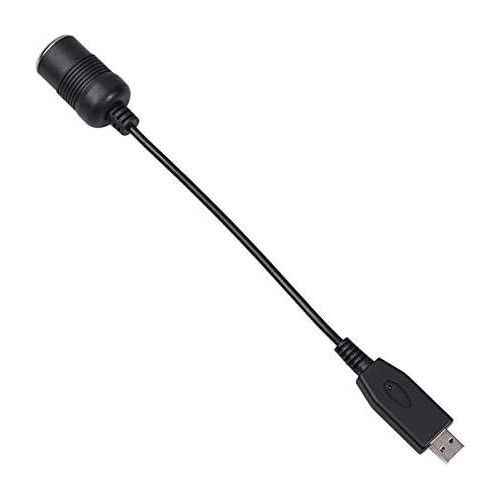 USB to 12V Car Socket Converter Cable for Electronic Accesso