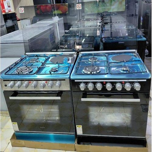 60×60 3G+1E with Wok Burner & Gas Sensor Standing Cooker