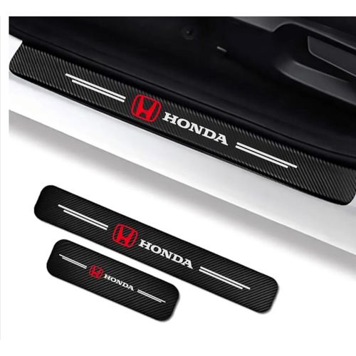 Honda Door Sill Protector Carbon Fiber Style