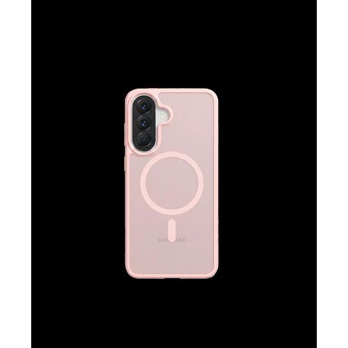 Samsung Galaxy A57 5G 2026 Hybrid Translucent Magsafe with Magnetic Charging Raised Camera Lips Elegant Look Case Cover MCMPMN - Pink