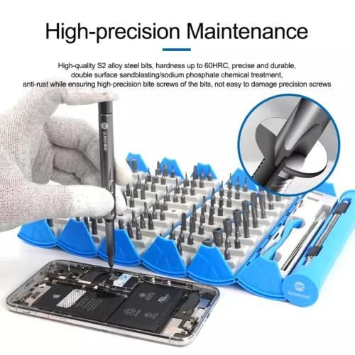 Precision Screwdrivers Set 128-in-1 pcs Screw drivers set PREMIUM HEAVY DUTY Screw Driver Bits Portable Professional Electronics Repair Tool Set