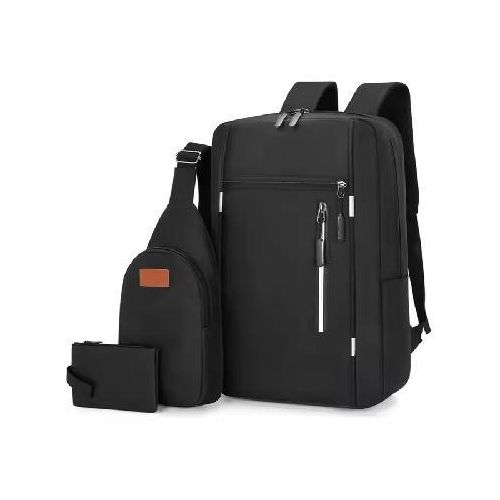 3 In 1 Business Mens Laptop Bag Backpack Crossbody Bag