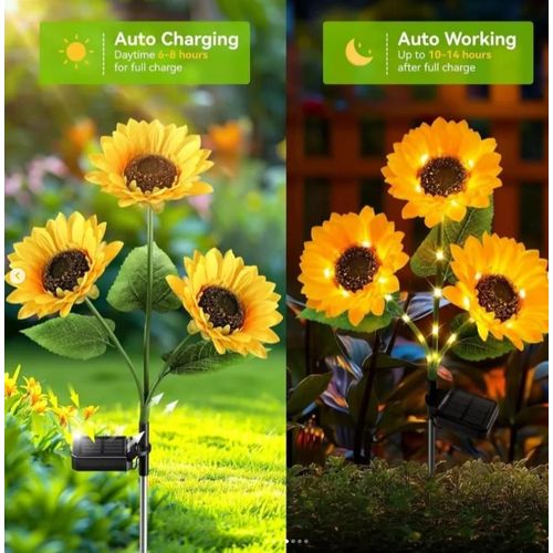 Amaze Solar flower garden lights