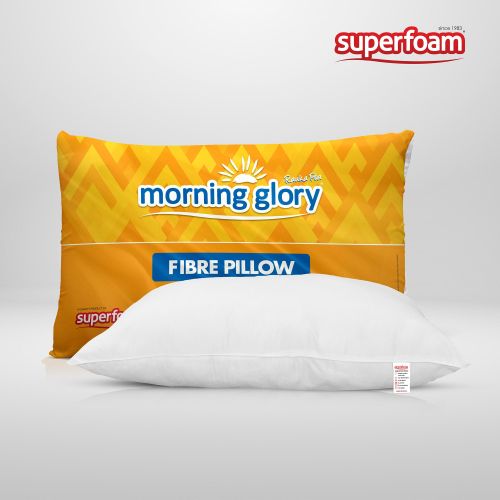 Morning Glory Fiber Pillow ( 100% Pure Fiber, Soft Feel) 68 Cm X 43 Cm)