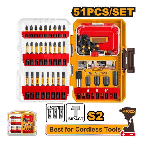 AKDL25106 51 Pcs impact screwdriver bits set