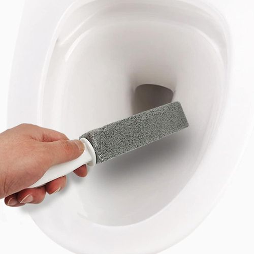 2 pc Toilet Pumice Cleaning Stone,2 Pcs Pumice Stone Toilet Brush Pumice Cleaning Stone with Handle for Kitchen Bath Pool Household Cleaning