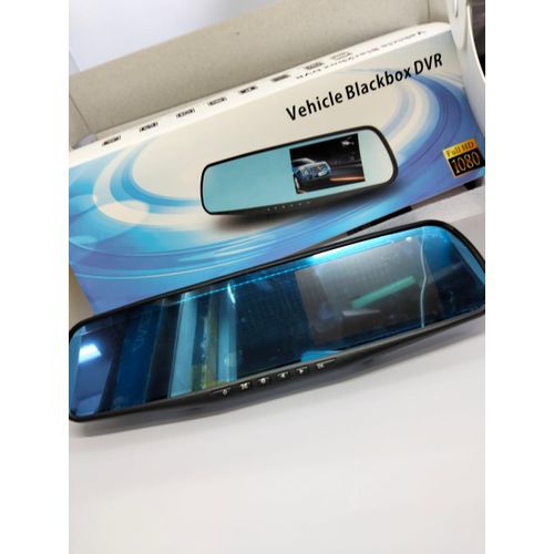 Full HD 1080P Vehicle Blackbox DVR Mirror Dashcam with GPS, Night Vision, and Advanced Security Features for Unmatched Protection