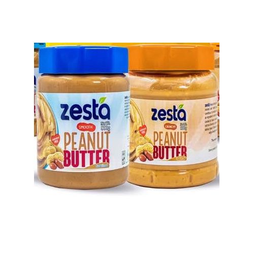 Two jars of a Smooth and a Crunchy Peanut Butter 800g in 400 gm 200 gm and 125 gms