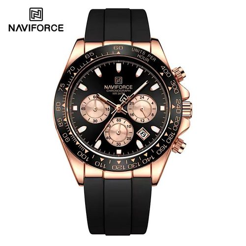 Men's Chronograph 30M Water Resistant Wrist Watch with rubber straps
