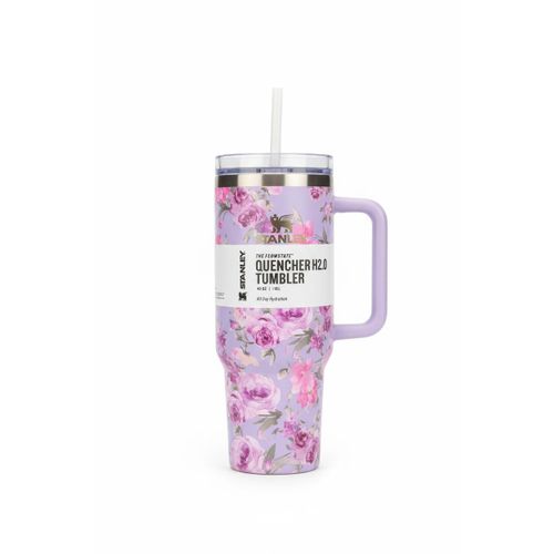 Cups Quencher: 40oz Insulated Tumbler Cup - Travel Coffee Cup - Stainless Steel Cups with Straw