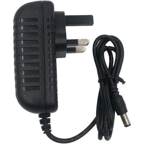 Universal 12V 2A AC/DC Power Adapter - 100-240V Input, 5.5mm x 2.1mm Connector