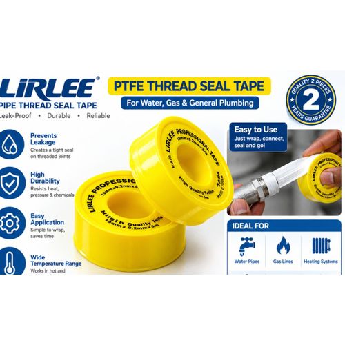 PTFE Thread Seal Tape – 10 Pieces