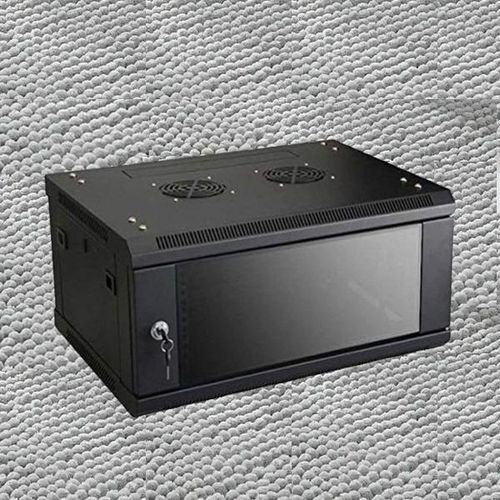 Adjustable Front Rear Profiles Removable Covers 4U Wall Mount Network Server Data Cabinet Rack