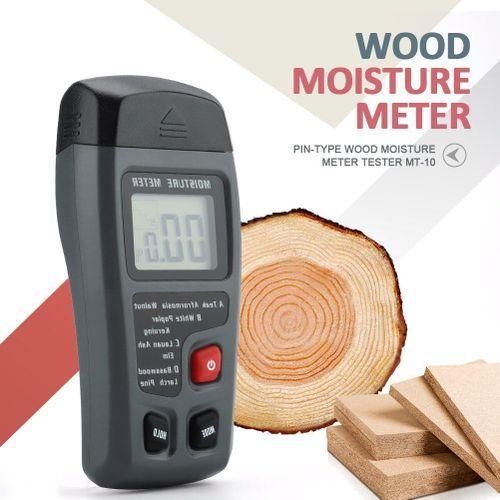 Wood Moisture Meter, Moisture Reader for Firewood, Small Handheld Wood Moisture Detector, Humidity Detector for Cordwood, Furniture, Floor, Wood Humidity Measuring Device