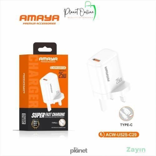 Fast charger 25W charger ultra-fast wall charger smart phone charger Type-C fast charger quick charge adapter