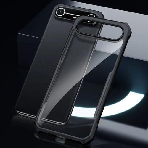 Xundo Tecno Spark Slim 4G/Pova Slim Shockproof Bumper Protective Back Cover, Anti-Scratch Flexible Shell, Grip-Friendly(Clear)