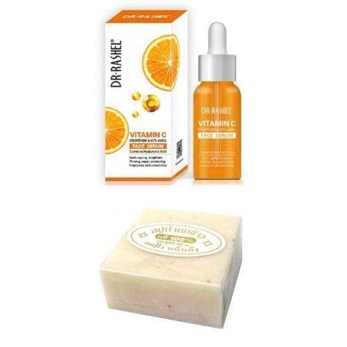 Vitamin C Face Serum Rice Milk Collagen Soap
