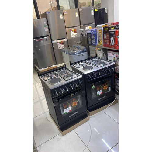 Black 50*55 Globalstar JET 3+1 standing cooker with electric oven