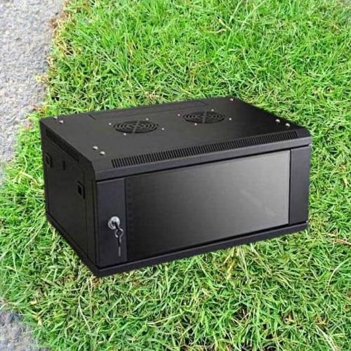 Heavy-Duty Steel Mounting Nuts Super Quality 4U Wall Mount Data Cabinet Enclosure Network Rack