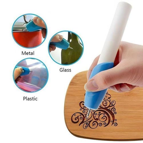 Electric Engraving Pen -Ergonomic Design for Metal, Wood, Glass, Plastic
