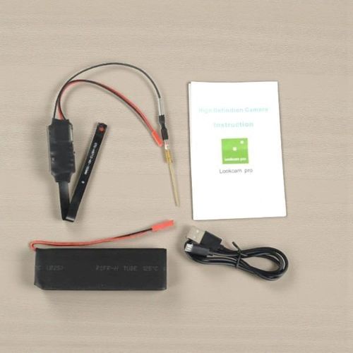 1080P HD Portable Pin Hole Nanny Spy Camera with Rechargeable Battery, Night Vision, and 128GB Memory Support