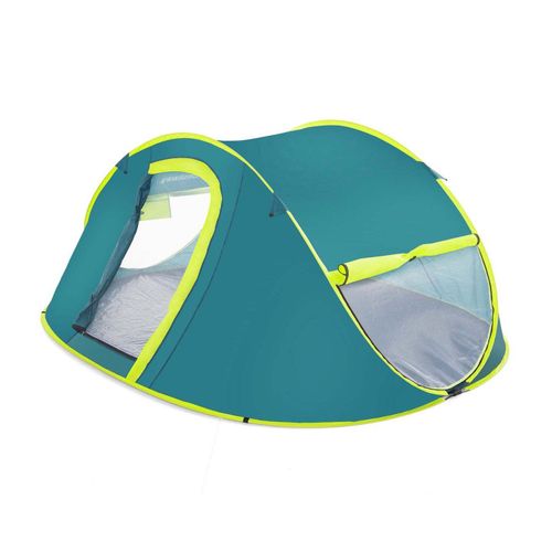 Tent, Spacious Camping Tent with Porch & Clear PVC Window, Double Layer Easy Up Waterproof Tent for 2 Persons, Lightweight Dome Tent for Outdoor Garden Camping Backpacking