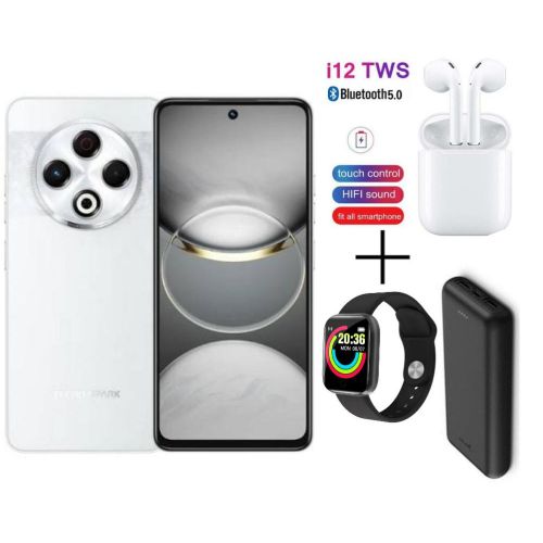 Spark 30, 6.78'', 8GB RAM*(+8GB Extended RAM + 128GB ROM, 64MP, (4G Dual SIM), 5000mAh - Astral Ice