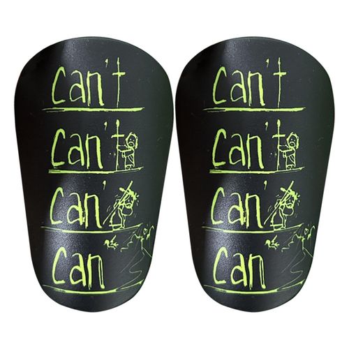 Shin Pads For Soccer Pro Impact Mini Football Shin Guards Non-slip Leg Green Black