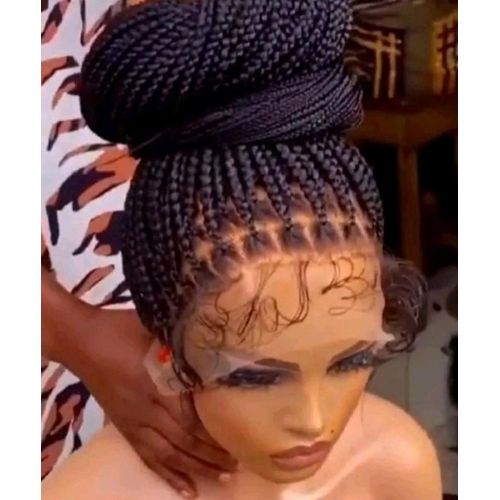 Frontal braided wig