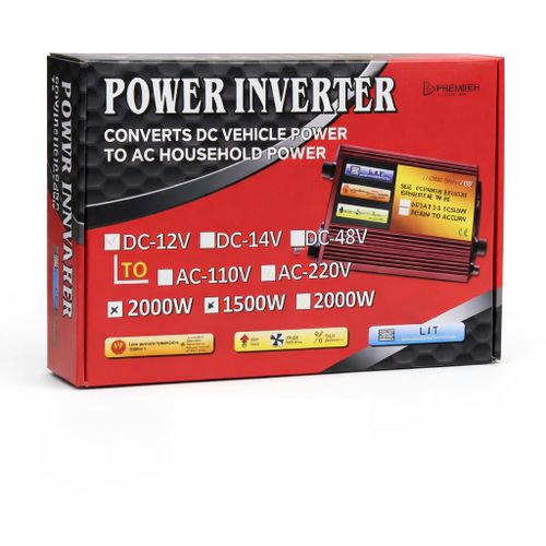 1000W DC 12V to AC 220V Backup Power Inverter