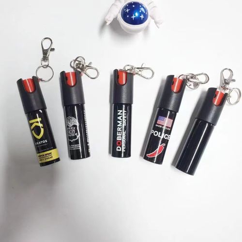 Self Defense Keychain Spray With Quick Release Finger Grip