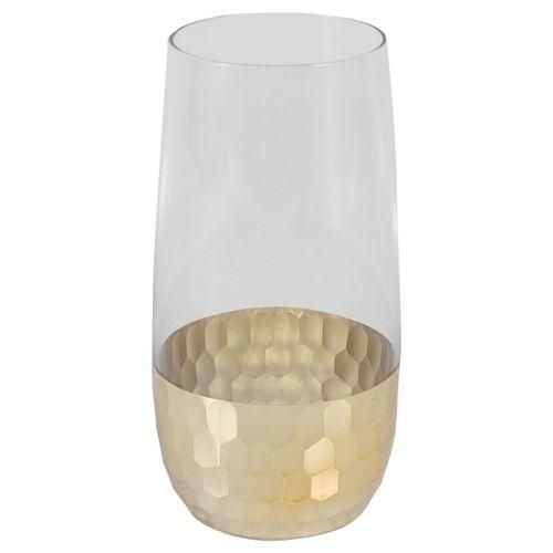 European Style Glass Water Cup Juice Tea Cup Gold