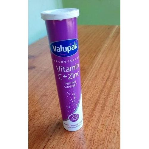 VITAMIN C +ZINC EFFERVESCENT. (black current flavor)