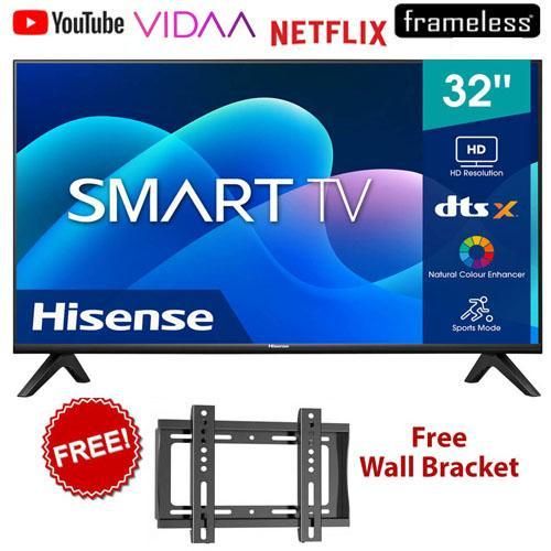 32" Inch, A4 Series-FRAMELESS, SMART TV ,NETFLIX,YOUTUBE+WALL BRACKET