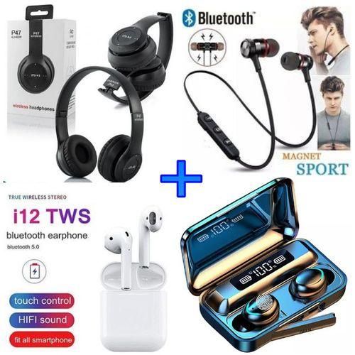 Bluetooth Headphones Earpods F9 BT Earphones Sports Earphones