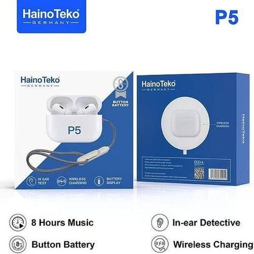 Airpods P5 Wireless Earbuds - Active Noise Cancelation Free MagSafe Case