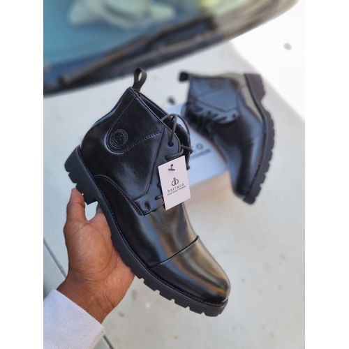 Men pure leather boots