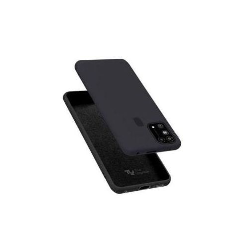 Soft Silicone Back Cover for Samsung Galaxy M31s - Black, anti-fingerprint, anti-scratch, durable silicone case