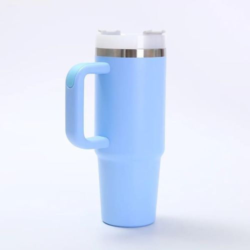 Stainless steel 118l insulated tumbler cup with straw and handle