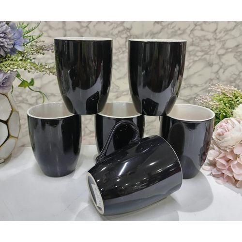 6pc Ceramic Tea Cups Mugs