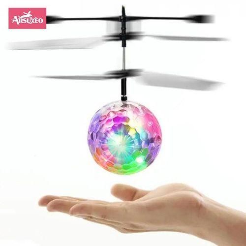 Led Light Luminous Flying Ball Toys Electric Float Flight Balls for Kids