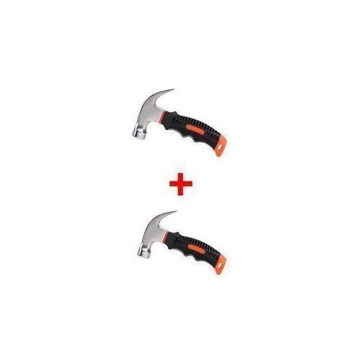 2pcs Claw Hammer Steel Head Plastic Handle Magnetic