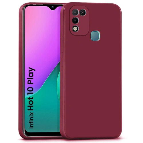 Soft Silicone Back Cover for Infinix Smart 10 - Black, anti-fingerprint, anti-scratch, durable silicone case