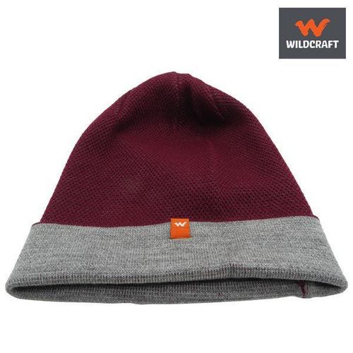 Beanie Skull 16 - Purple/grey