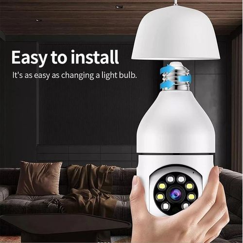V380 Pro 1080P Wireless Security Camera Bulb for Home and Outdoor