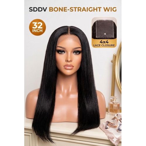 Luxury 32-Inch Bone Straight Wig 100 SDD Vietnamese Human Hair