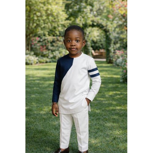 African Heritage Asymmetrical Suit - A Modern Blend of Culture, Style, and Youthful Confidence