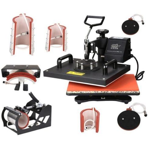Multifunctional Heat Transfer Machine For T Shirts (8IN1 12"x 15")