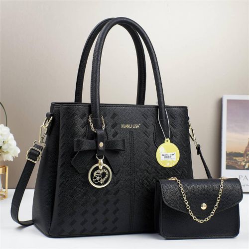 2 IN 1 QUALITY HANDBAG STYLISH LEATHER