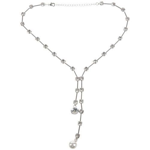Ladies Chain Neck Fashion Crystal Geometric Neck